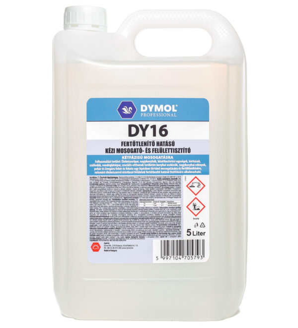 DY-16 Fertőtlenítő hatású kézi mosogató- és felülettisztító 5000 ml