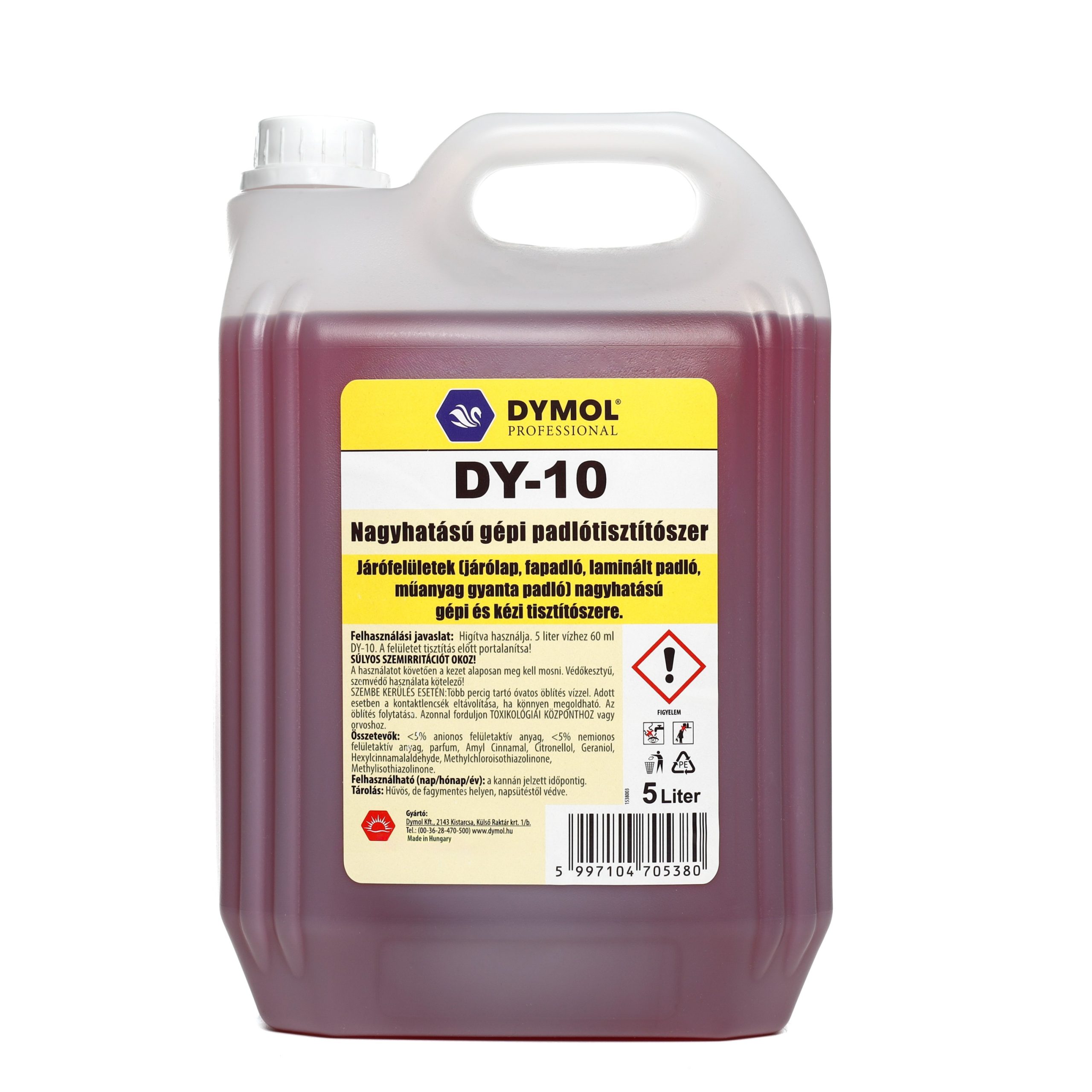 DY-10 Gépi padlótisztítószer 5000 ml