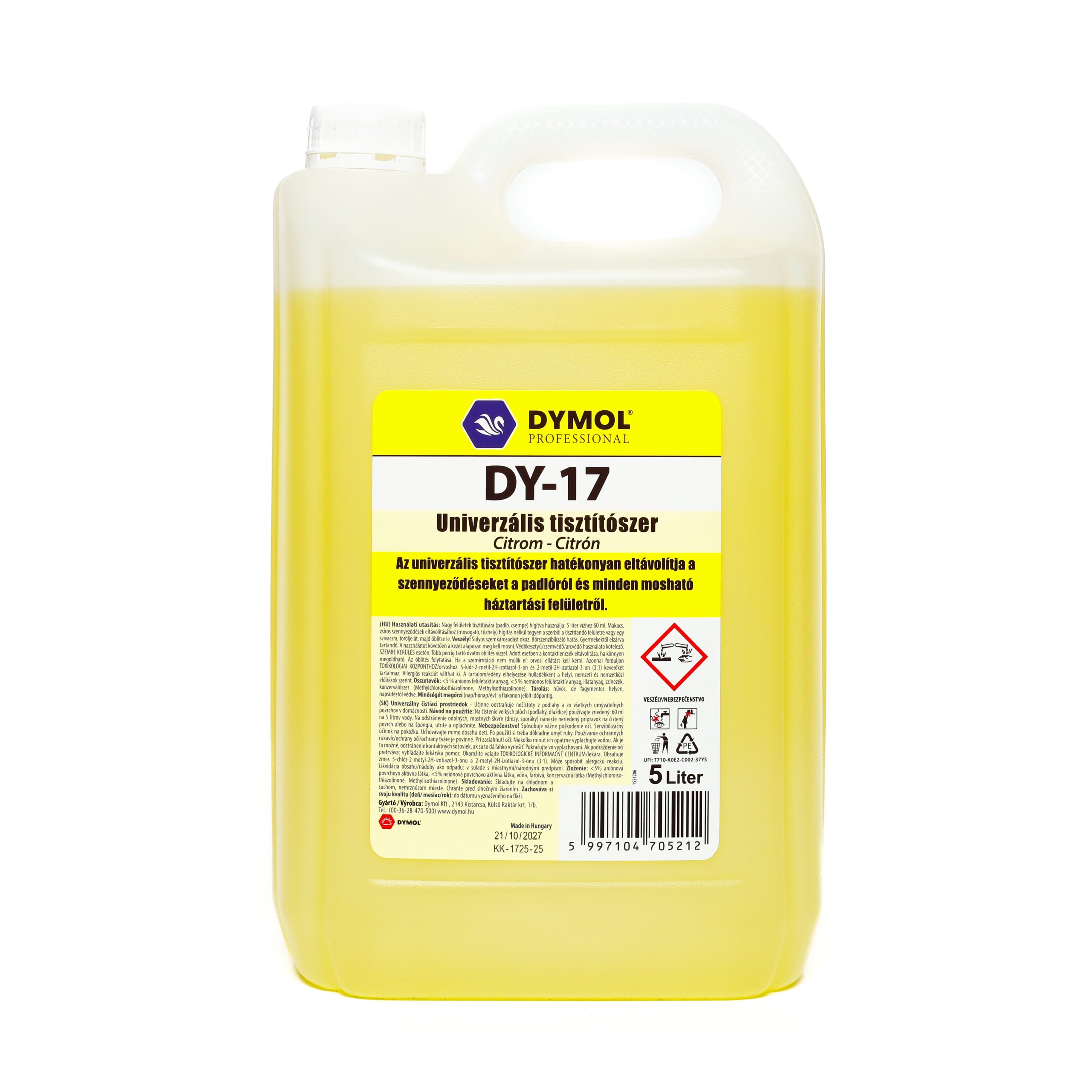 DY-17 Univerzális tisztító citrom illattal 5000ml