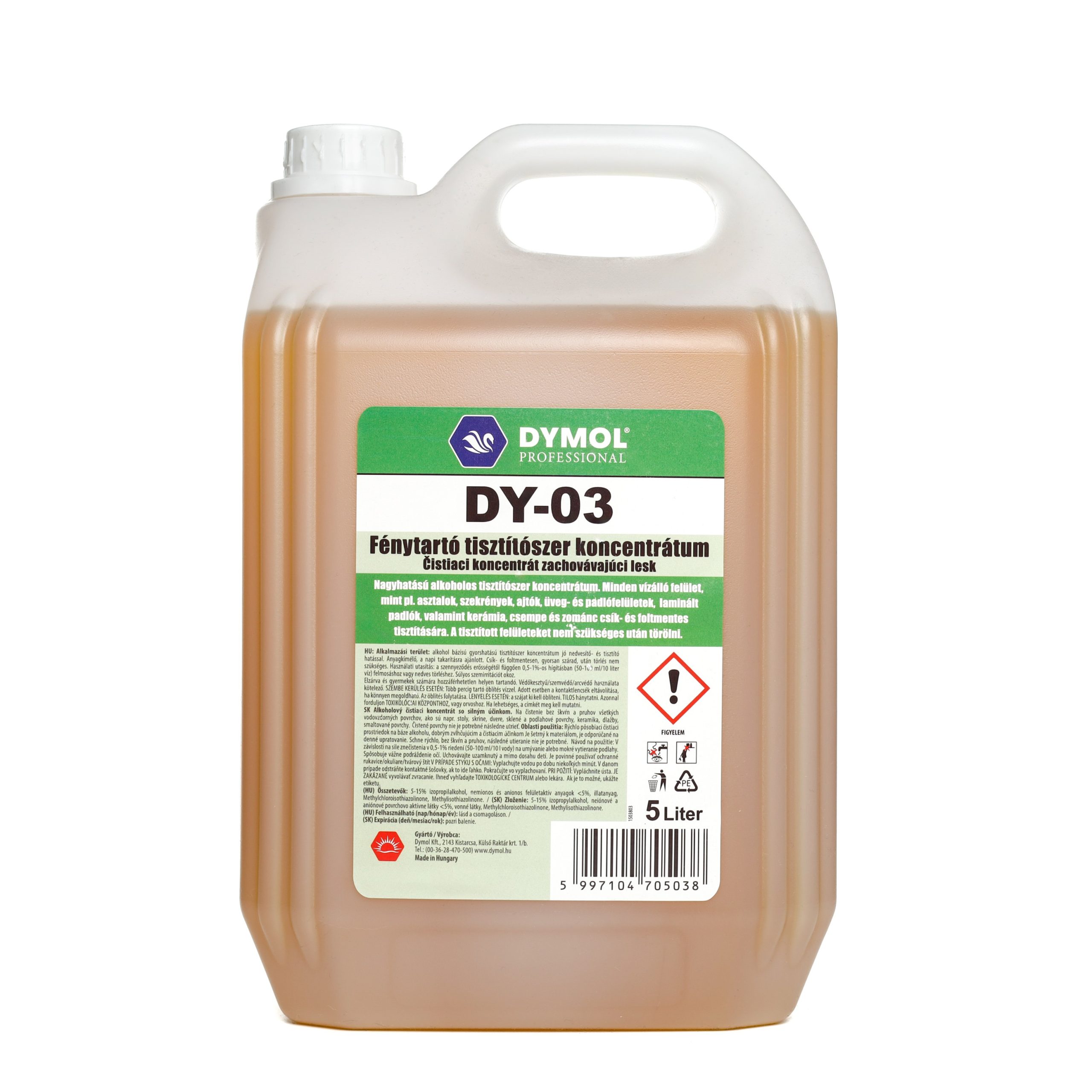 DY-03 Fénytartó tisztítószer 5000 ml