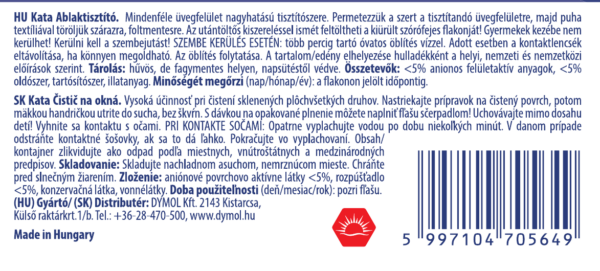 Kata Glass ablaktisztító 1000 ml