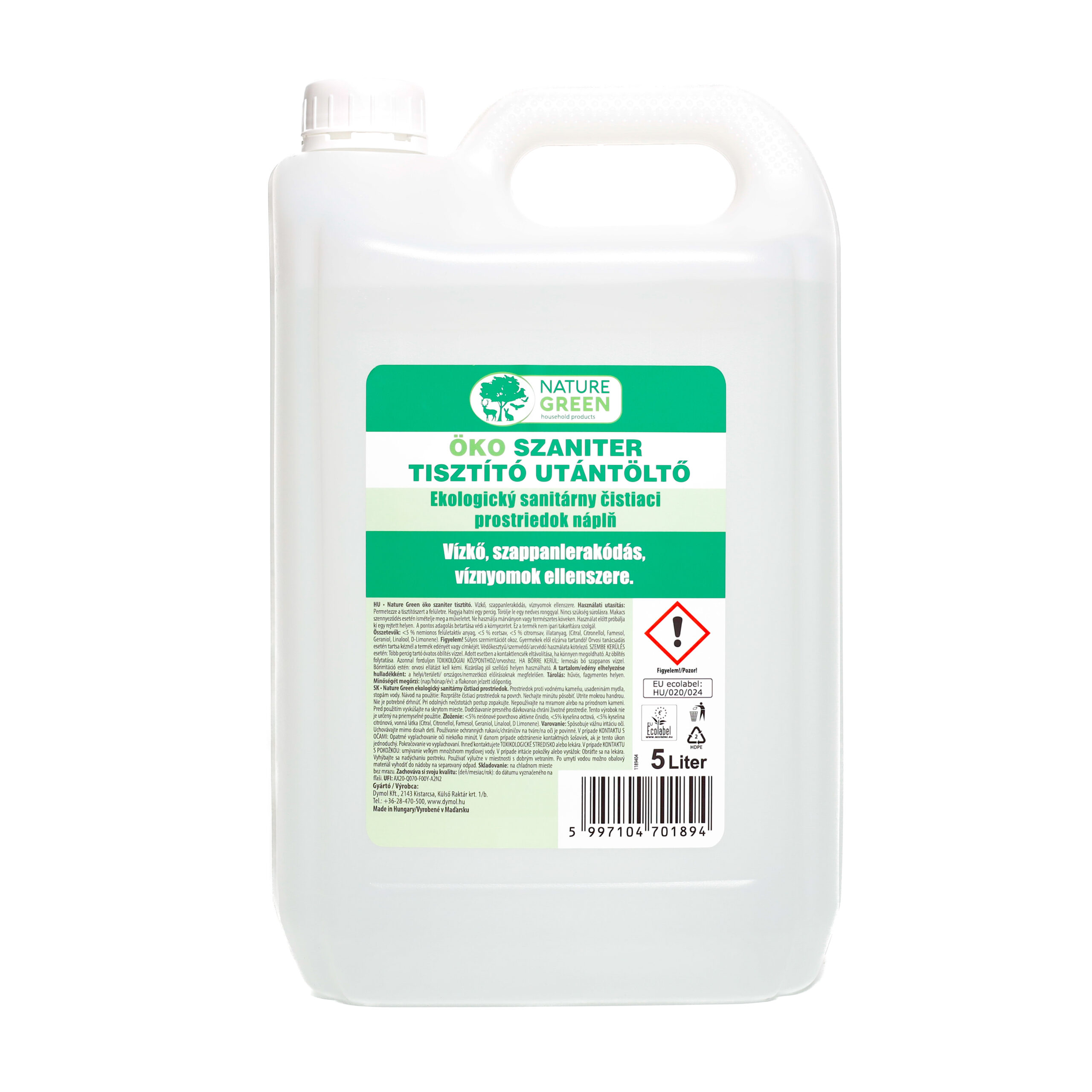 Nature Green Öko szaniter tisztító 5000 ml