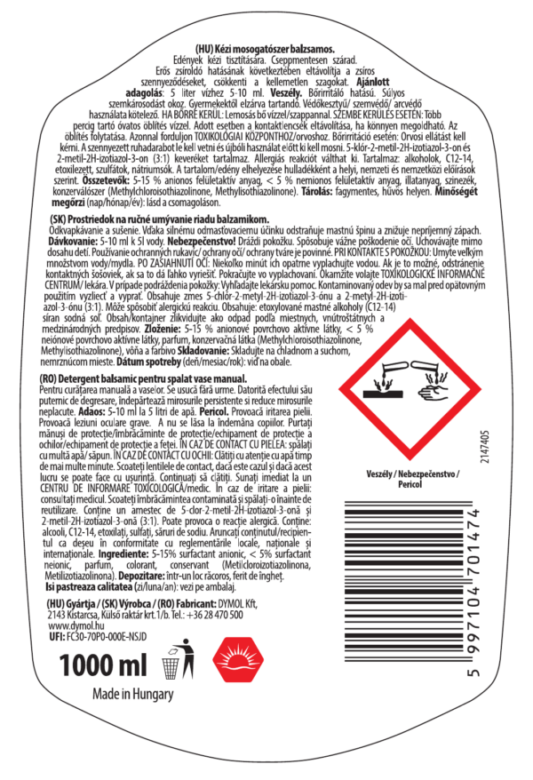 Zum mosogató balzsam 1000 ml