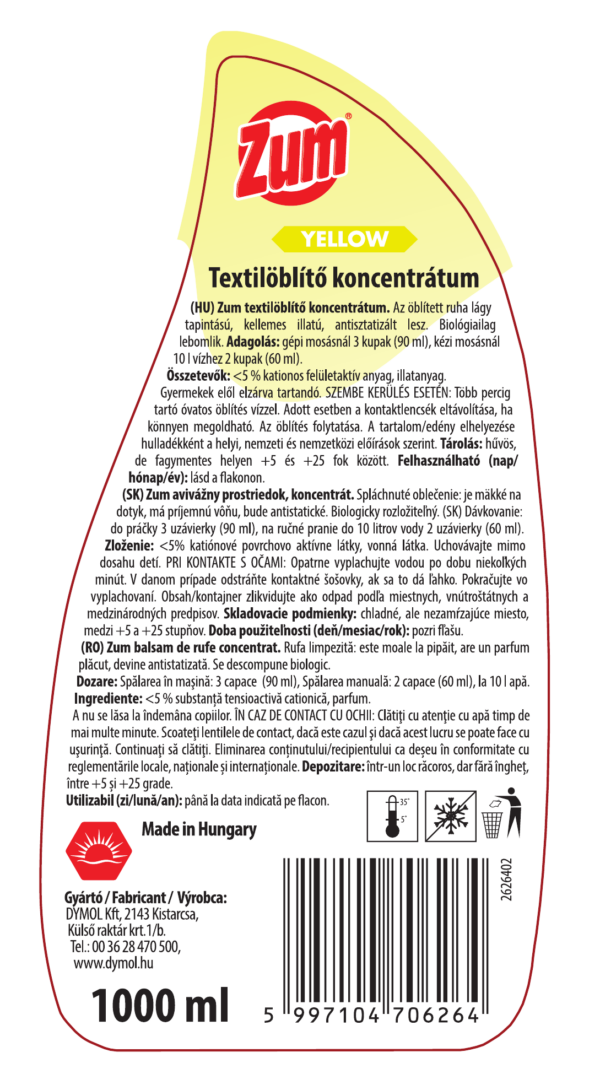 Zum-oblito-1L-yellow.png Zum textilöblítő yellow 1000 ml