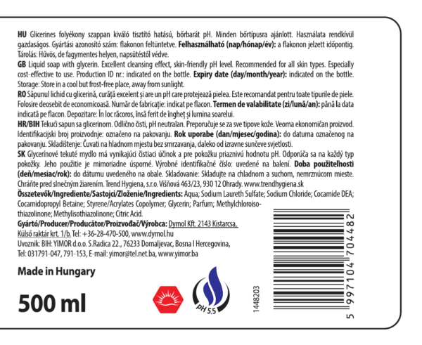 Well folyékony szappan glicerines    500 ml