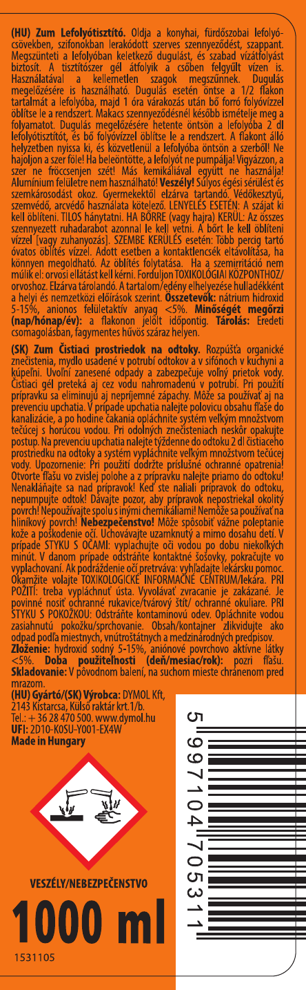 Zum Lefolyótisztító 1000 ml